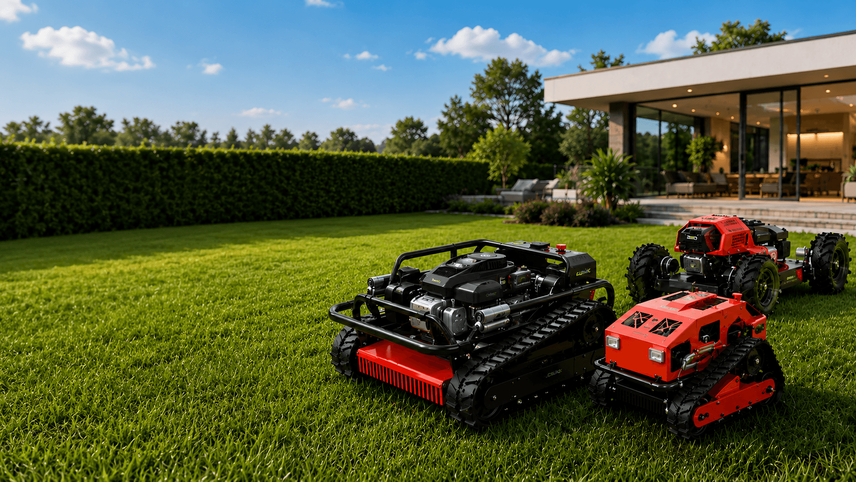 Sanlin lawn mowers and garden equipment — brand hero